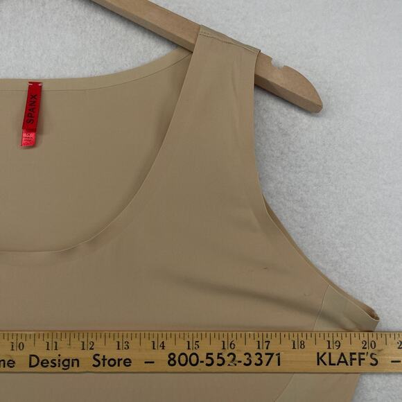 SPANX Top Womens 1X Plus Trust Your Thinstincts Control Shapewear Tank Beige - Picture 13 of 15
